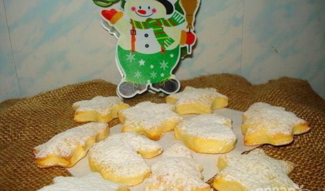 Рождественское печенье из творога