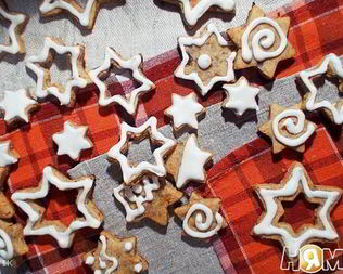 Ржаное печенье с финиками и апельсинами