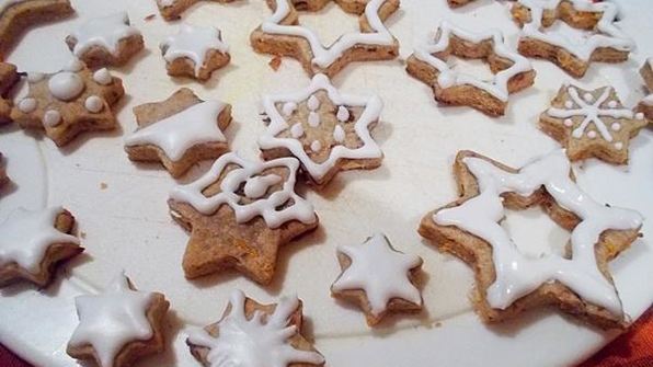 ржаное печенье с финиками и апельсинами