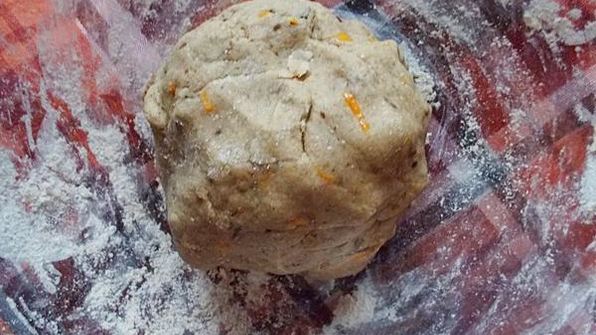 ржаное печенье с финиками и апельсинами