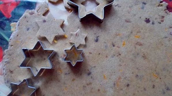 ржаное печенье с финиками и апельсинами