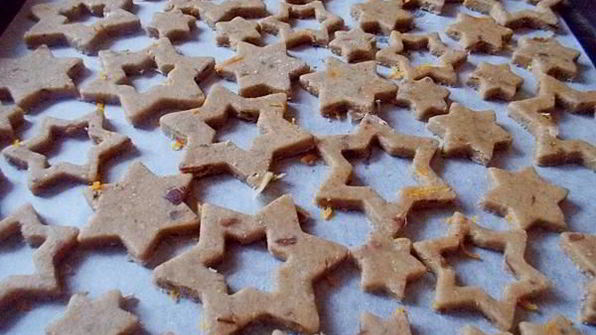 ржаное печенье с финиками и апельсинами