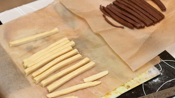 шахматное печенье checkerboard cookies