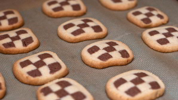 шахматное печенье checkerboard cookies