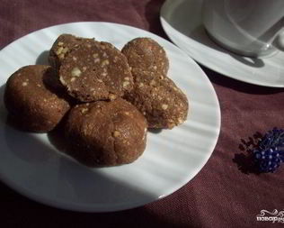 Шоколадная картошка из печенья