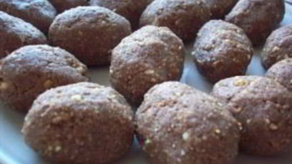 шоколадная картошка из печенья