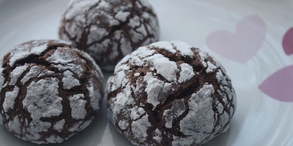 Рецепт шоколадное печенье с трещинками