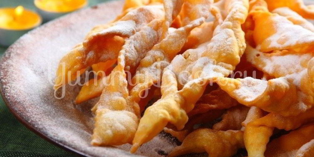 Рецепт сладкое печенье хворост