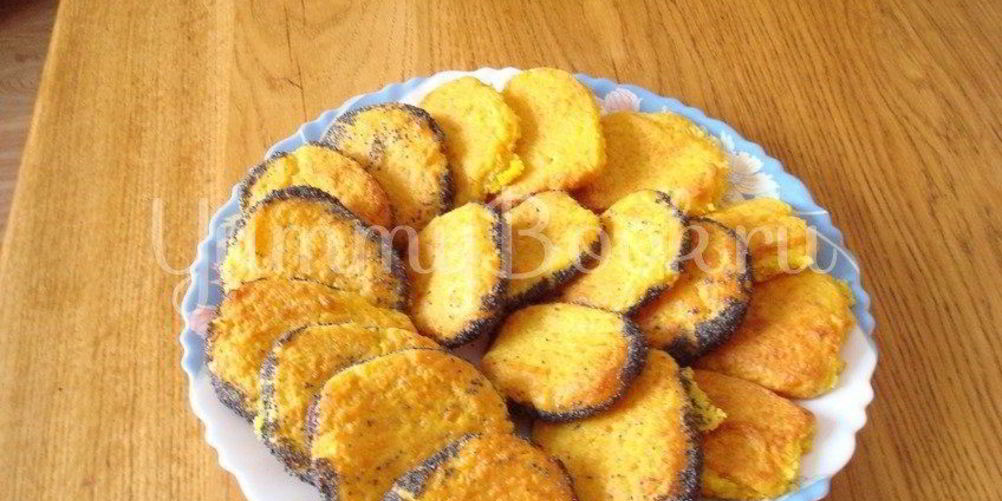 Рецепт сырное печенье с маком