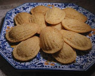 Цитрусовое печенье Мадлен