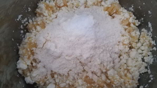 творожно-банановое печенье