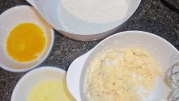 апельсиновый пирог с полентой