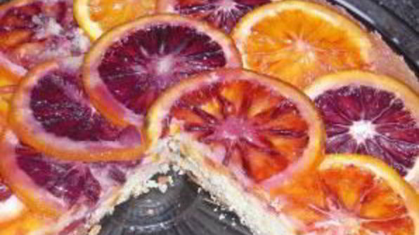 апельсиновый пирог с полентой