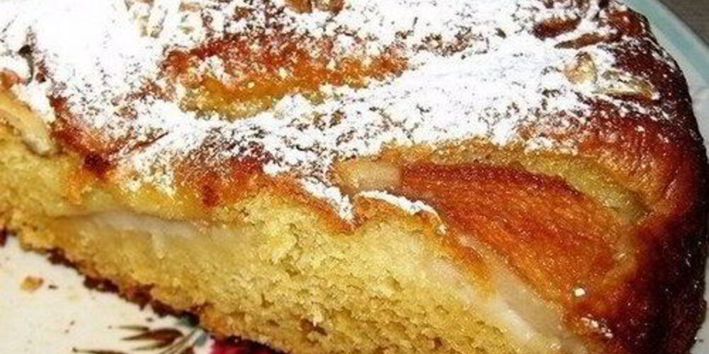 Рецепт ароматный грушевый пирог с орехами