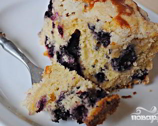 Черничный пирог с мускатом