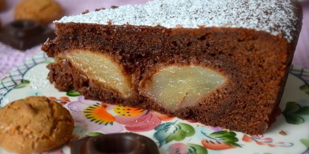 Рецепт грушевый пирог с шоколадом