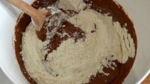 грушевый пирог с шоколадом