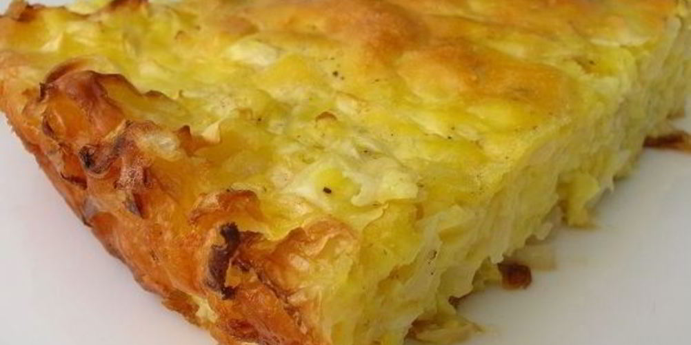 Рецепт капустный пирог на молоке