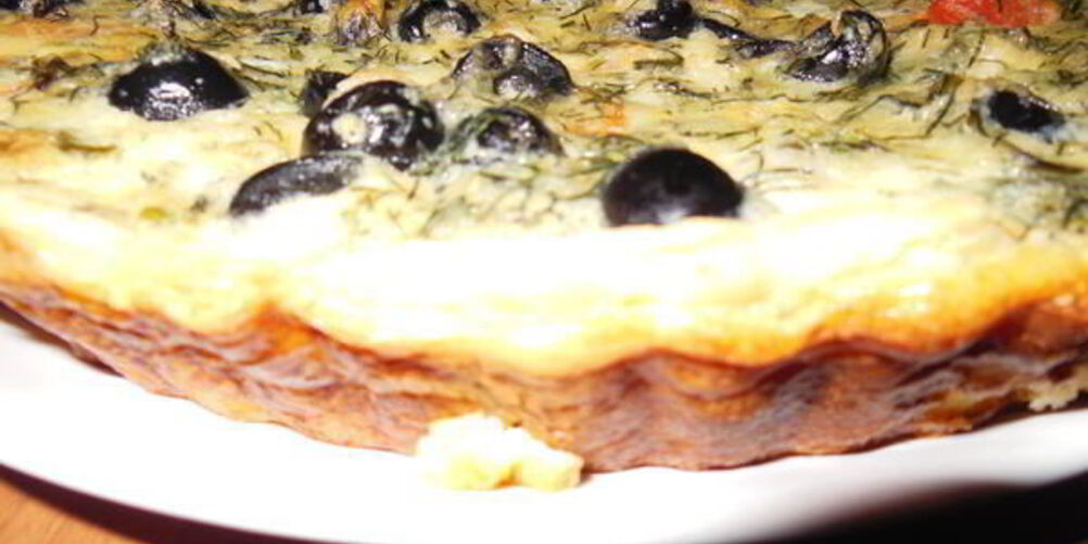 Рецепт киш с креветками и рыбными шариками