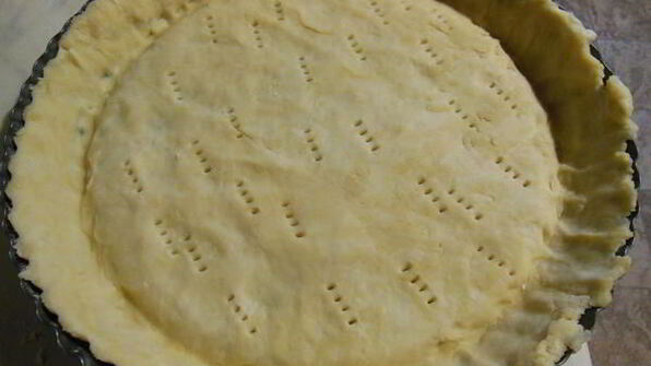 киш с креветками и рыбными шариками