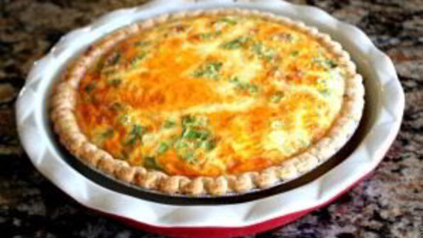 киш с ветчиной