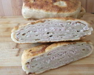 Китайский слоеный пирог с мясом