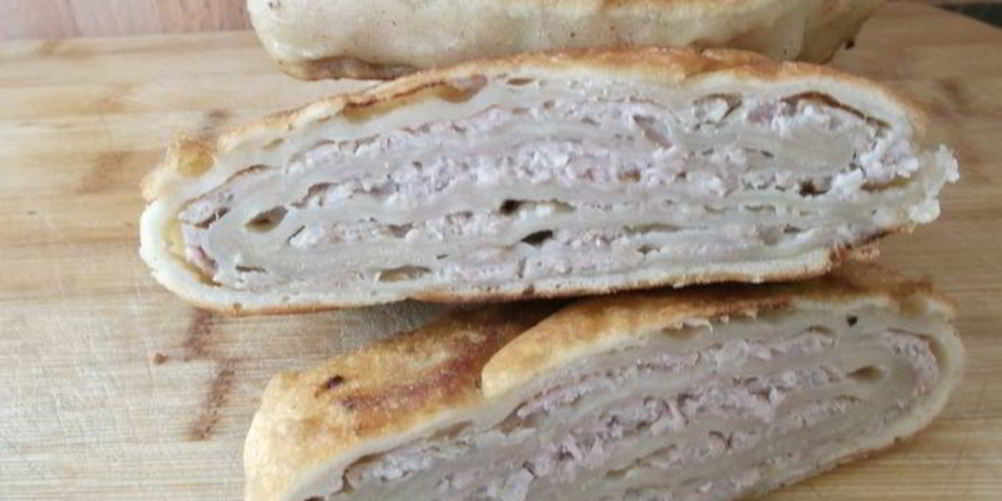 Рецепт китайский слоеный пирог с мясом