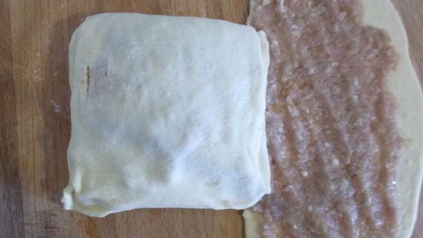 китайский слоеный пирог с мясом