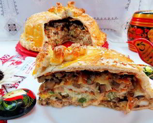 Курник на новый манер