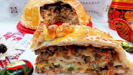 Курник на новый манер