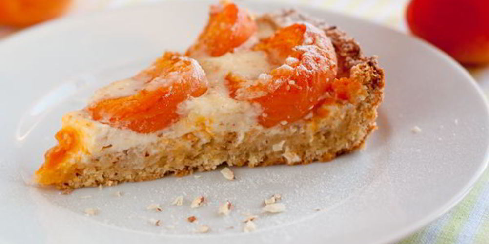 Рецепт миндальный пирог с абрикосами