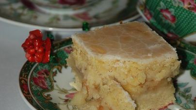 Песочный пирог с яблоками