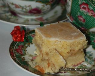 Песочный пирог с яблоками