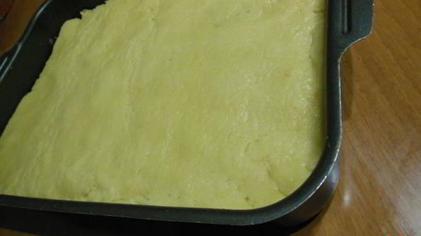 песочный пирог с яблоками