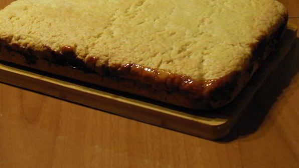 песочный пирог с яблоками