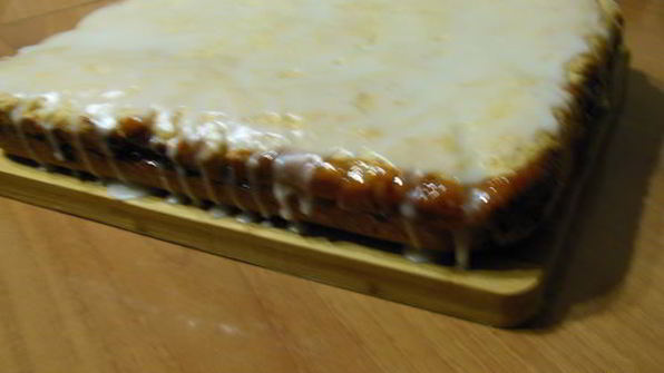 песочный пирог с яблоками