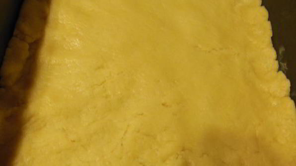 песочный пирог с яблоками