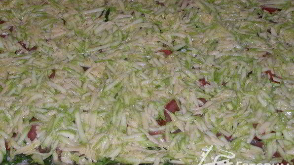 пирог из кабачков и фарша