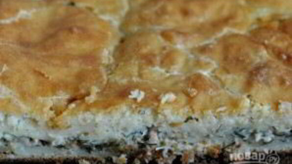 пирог из рыбных консервов