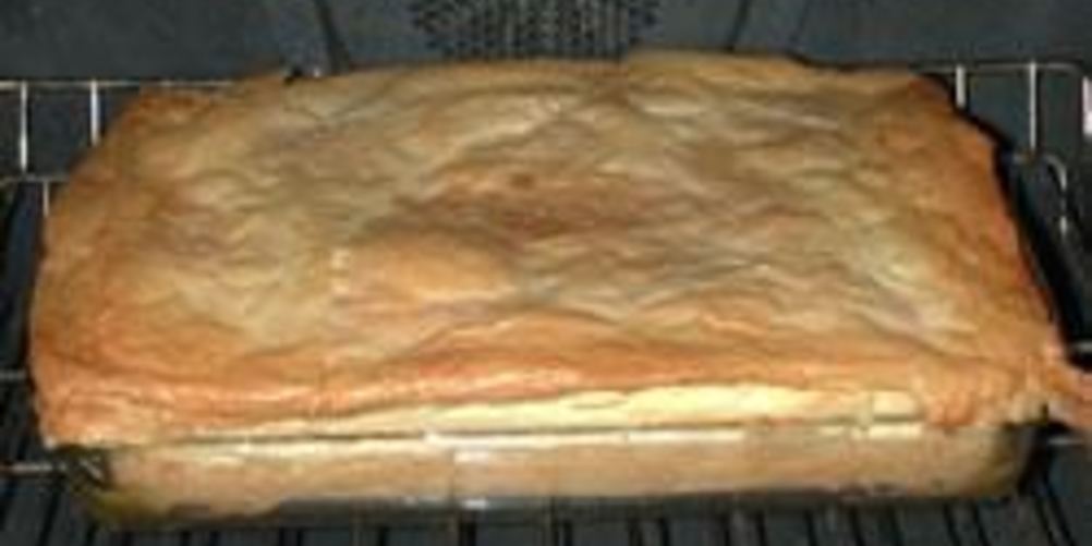 Рецепт пирог из слоеного теста фило с заварным кремом