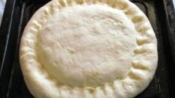 пирог на кефире с рыбой