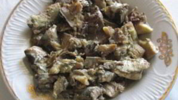 пирог на кефире с рыбой