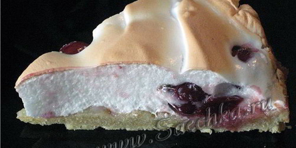 Рецепт пирог с черешней