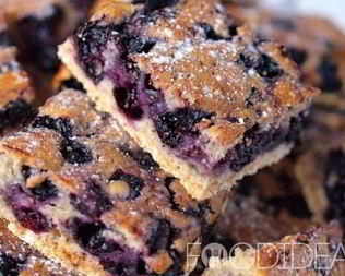 Пирог с черникой