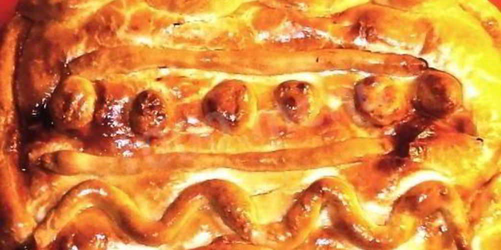 Рецепт пирог с грибами и луком