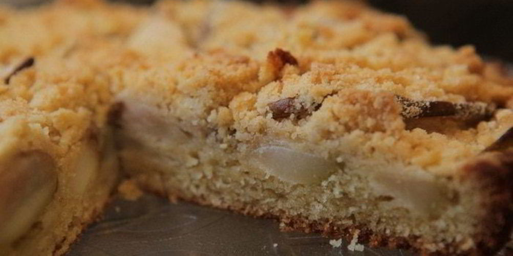 Рецепт пирог с грушами и имбирем