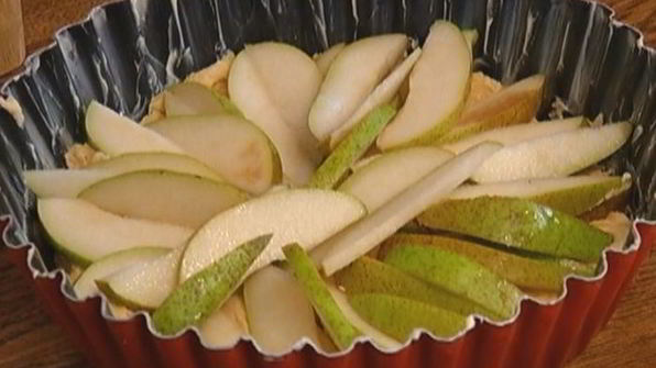 пирог с грушами и имбирем