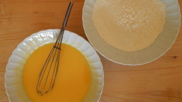 пирог с персиками