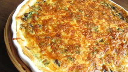 Пирог с шампиньонами