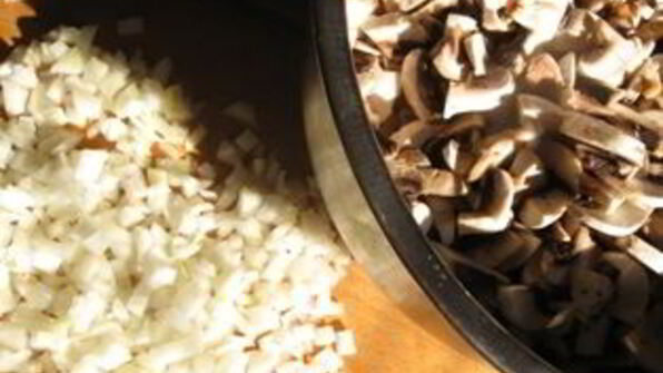 пирог с шампиньонами